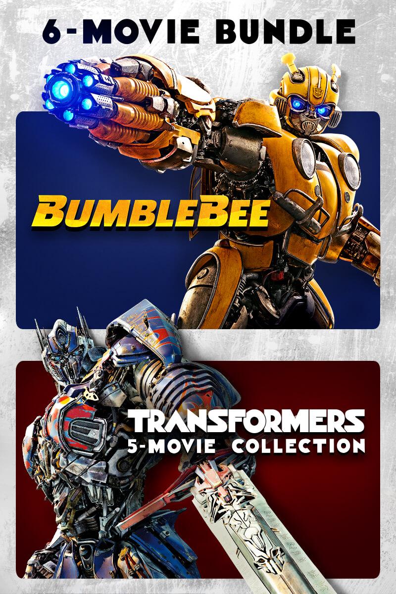 Watch Bumblebee + Transformers 6-Movie Collection | DVD/Blu-ray or
